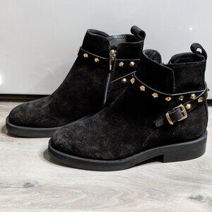 La Canadienne Bruni Suede Ankle Boots 7.5, New, never worn - no box